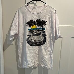 White Rio de Janeiro Brasil Copacabana Beach Graphic T-Shirt
